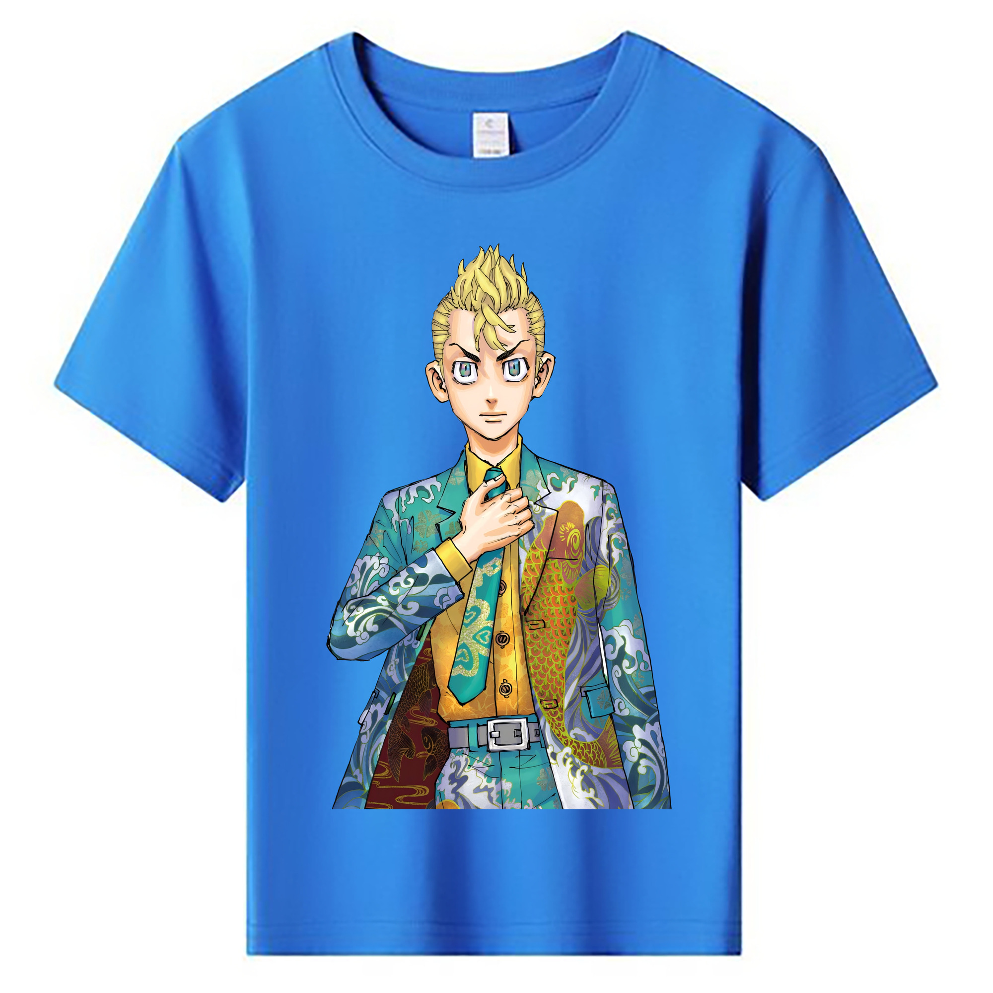 （画像用） 東京リベンジャーズ Tokyo Revengers 綿100％キッズTシャツ（フロントプリント）